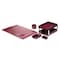 Dacasso Burgundy 8-Piece Leather Desk Set, Bonded Leather DF-5203 - alternate 4